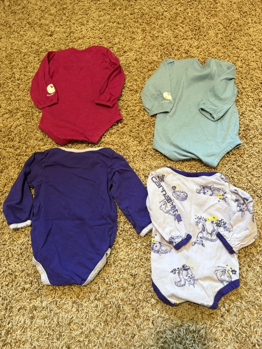 Carhartt Baby Girl Bodysuit Lot size 6 months